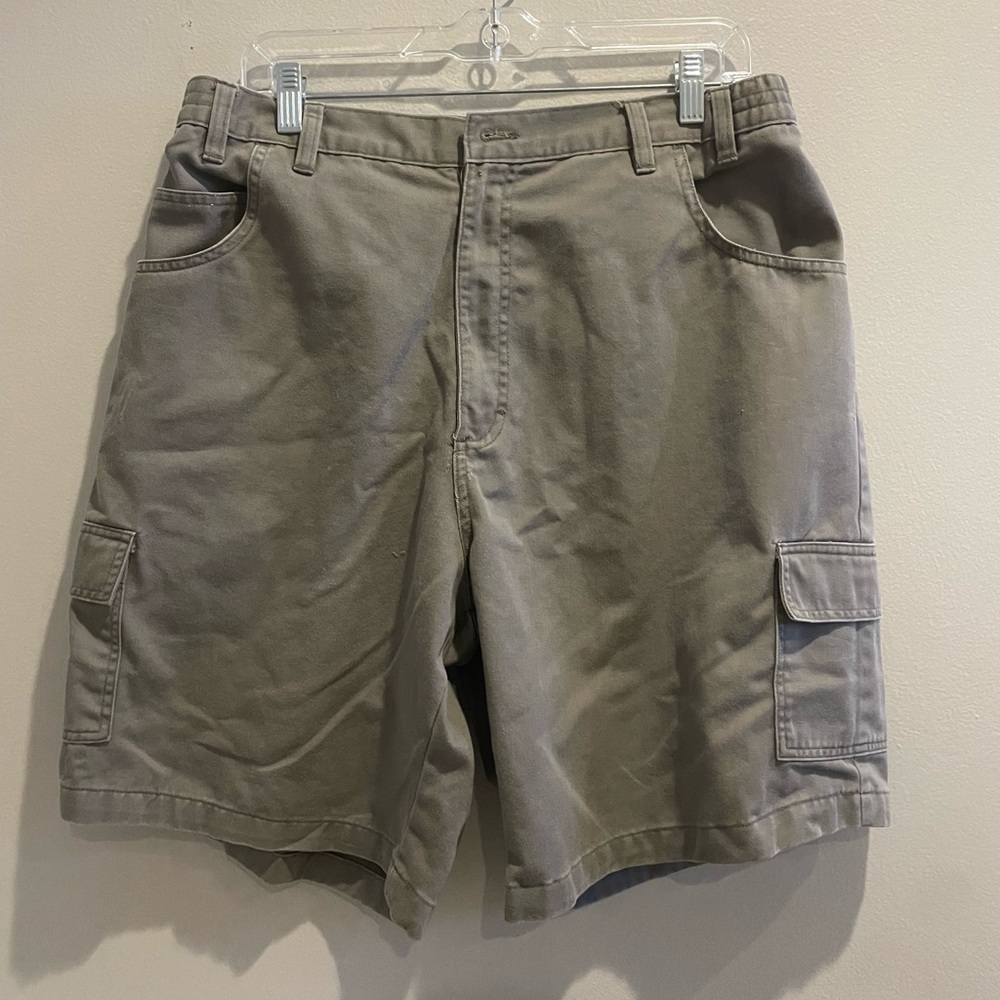 Men's Maui Trading Company Tan-Grey Cargo Shorts